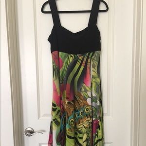 Luxurious colorful dress